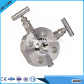 Float angle double block and bleed plug valve